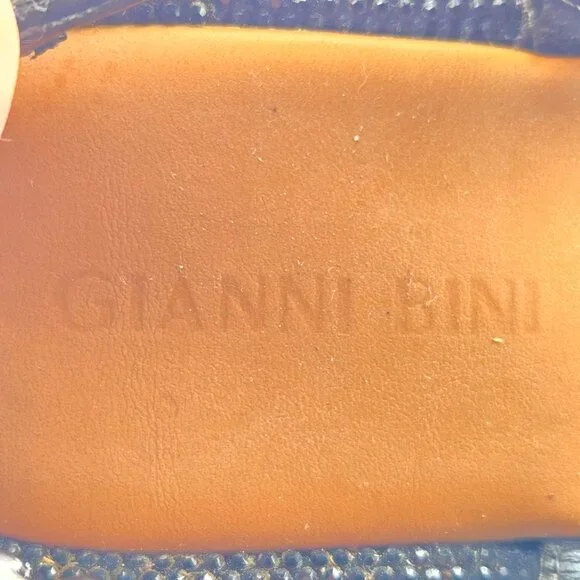 Gianni Bini Avellia Black Jewel Embellished T-Strap Sandals โ Women's Size 8M - Picture 6 of 14